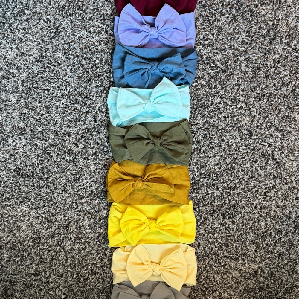 Infant/Toddler Bow Headbands - Qty 13